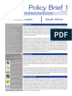 Policy Brief 1: Social Grants South Africa