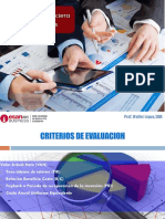 Criterios de Evaluación Financiera