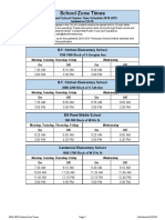 Loveland School Flasher Schedule