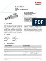 2/2 Cartridge Seat Valve, Size 5: 1 Description