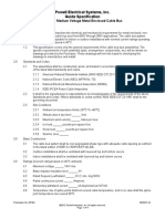 Powell Electrical Systems, Inc. Guide Specification: Low and Medium Voltage Metal-Enclosed Cable Bus