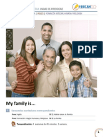 My Family Is... : Propuesta Didáctica