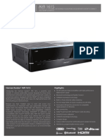 HK AVR 161S Spec Sheet English