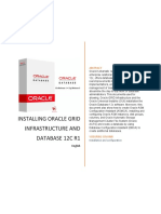 Installing Oracle Grid Infrastructure and Database 12C R1: English