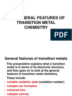 Transition Metal Chemistry