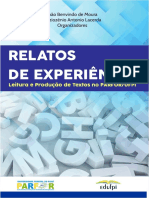 Livro Relatos de Experiência - Digital