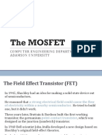 The Mosfet: Computer Engineering Department Adamson University