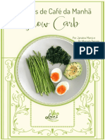 Ebook Receitas de Café Da Manhã Low Carb PDF