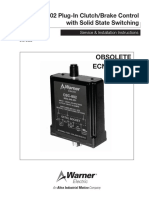 CBC-802 Plug-In Clutch/Brake Control With Solid State Switching