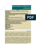 Breve Reseña Del Derecho A La Información Uruguay