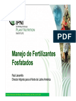 Manejo de Fertilizantes Fosfatados PDF