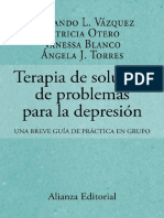 Terapia de Solución de Problemas para La Depresión - Fernando L. Vázquez PDF