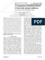 Characteristics Comparison of Biodiesel-Diesel Blend (B20) Fuel With Alcohol Additives