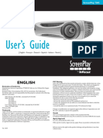 User'S Guide: Screenplay 7205 Screenplay 7205