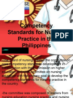 Competency Standards For Nursing Practice in The Philippines