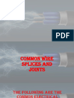 Common Wire Splices and Joints