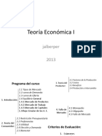 Teoría Económica I