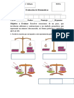 Unidad Ecuaciones de Matematica 3 Basico