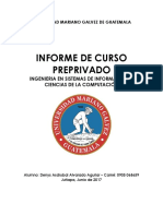 Informe Preprivado 2017