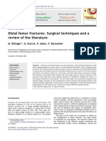 Distal Femur Fractures. Surgical Techniques and A Review of The Literature