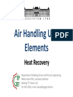 AHU Elements Heat Recovery