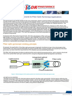 Fiber Optic Components For Fiber Optic Gyroscope Applications