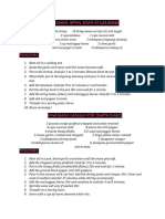 Giinataang Hipon, Sitaw at Kalabasa: Procedure