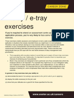 In-Tray / E-Tray Exercises: WWW - Exeter.ac - Uk/careers