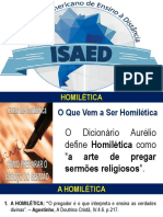 Slides Das Aulas de Homilética Isaed