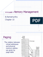 Virtual Memory Management: B.Ramamurthy