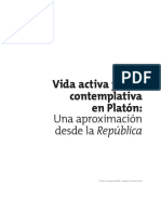 Vida Activa y Vida Contemplativa en Platón Carlos Mario Portillo Hoyos