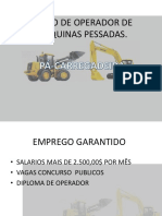 Curso de Operador de Maquinas Pessadas