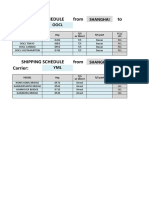 KERRY - Shipping Schedule For All Origins - LAX (Jun)