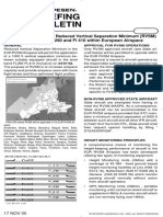 Implementation of Reduced Vertical Separation Minimum (RVSM) Between FL 290 and FL 410 Within European Airspace