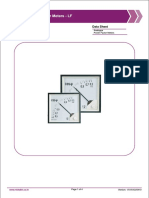 Rish Whiteline 90 Deg Power Factor Meter LF Datasheet