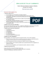 Fiscalité Et TVA Au Cameroun