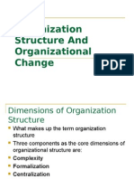 Organization - Structure & Change