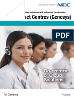 NEC-Genesys Contact Centre-Brochure PDF