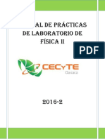 Manual de Prácticas de Laboratorio de Física II