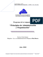 PADOR 18 Programa de Pador 2018 2do Cuatrimestre