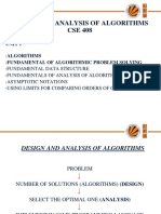 Design and Analysis of Algorithms CSE 408