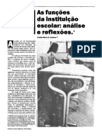 A Escola Como Instituição PDF