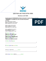 Questions and Those Extra Verbs: Worksheet With PAIRS