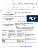 Oci Check List