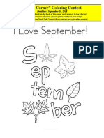 September 2018 Flyer