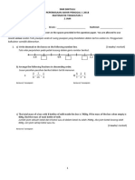 PP1 2018 Matematik KSSM Tingkatan 1