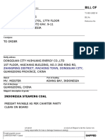 Bill of Lading: Zhangpeng District, Machong Town, Dongguan City