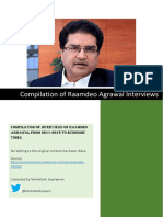 Raamdeo Agrawal Interviews (2013-Jun 2018)