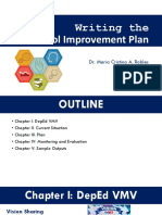 Writing The School Improvement Plan