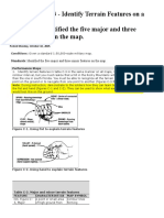 Land Nav Task 3 - Identify Terrain Features On A Map